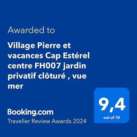 T2 En Rez De Jardin Privatif Cloture , Cap Esterel Pierre Et ,piscine Chauffee Des Le 05 Avril Au 02 Novembre *