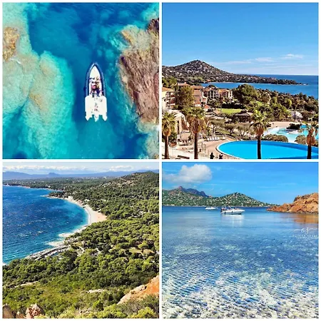 Apartment T2 En Rez De Jardin Privatif Cloture , Cap Esterel Pierre Et ,piscine Chauffee Des Le 05 Avril Au 02 Novembre