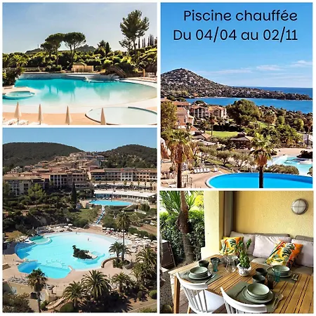Appartement Premium - Vue Mer -Jardin Cloture -Terrasse -Parking - Piscine Chauffee Du 04 Avril Au 01 Novembre- Saint Raphael