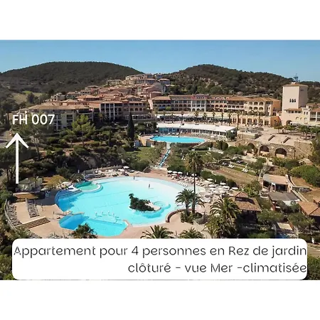 Apartament Appartement Premium - Vue Mer -Jardin Cloture -Terrasse -Parking - Piscine Chauffee Du 04 Avril Au 01 Novembre- Saint Raphael *