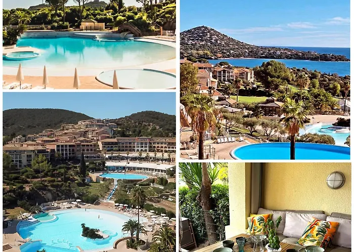 Appartement Premium - Vue Mer -Jardin Cloture -Terrasse -Parking - Piscine Chauffee Du 04 Avril Au 01 Novembre- Saint Raphael