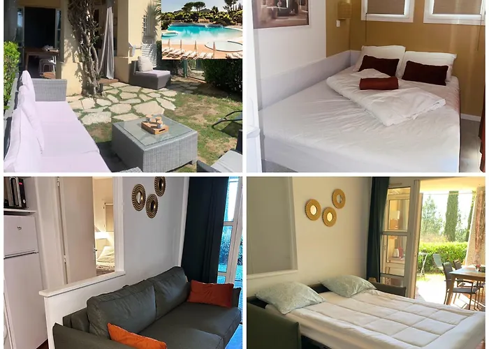 아파트 Premium - Vue -jardin Cloture -terrasse -parking - Piscine Chauffee Du 04 Avril Au 01 Novembre- Raphael *